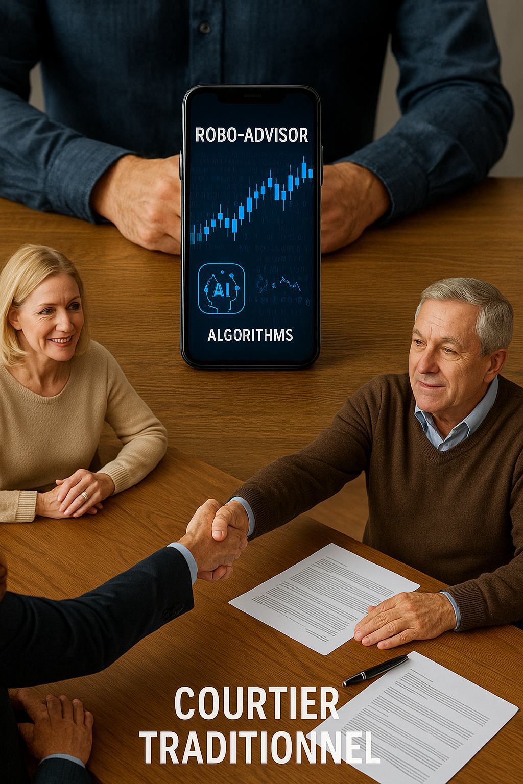 Robo-advisors vs courtiers traditionnels : quelle technologie pour quel profil d’investisseur ?